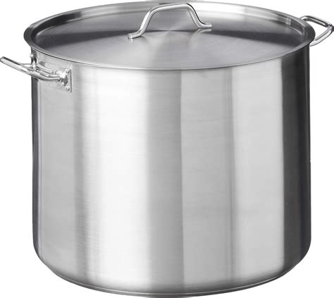 Winware Stainless Steel 80 Quart Stock Pot With Cover Amazon Ca Home