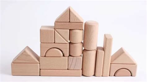 High Grade Beech Wood Beech Wood Color Blocks Big Bricks 22 Childrens