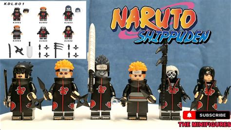 Lego Naruto Akatsuki Lego Set By Wm Block Kdl Pain Hidan Kisame