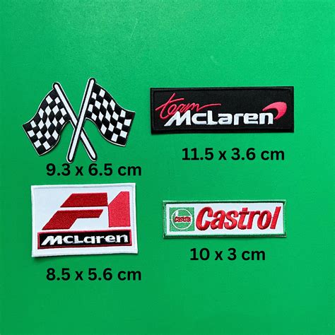 Motorsport Patches Set Formula One Rally Racing Motorsport Patch