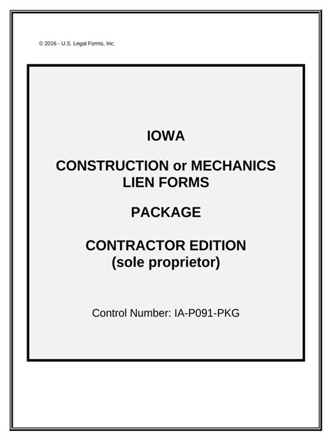 Iowa Lien Complete With Ease Airslate Signnow