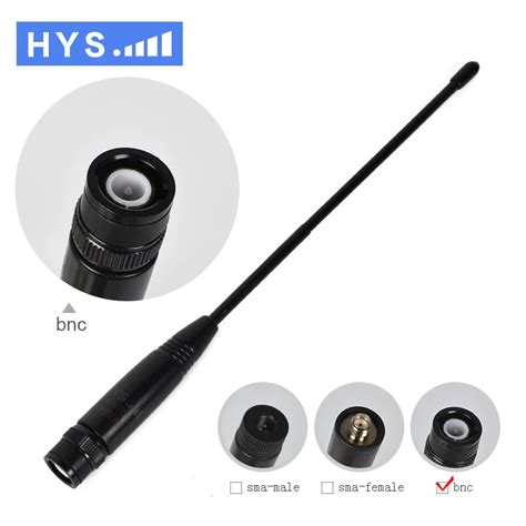 10pcs Bnc Antenna For Baofeng Uv5r Two Way Radio Dual Band Vhfanduhf Ham