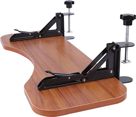 Ergonomics Desk Extender Table Armrest Shelf Clamp On Keyboard Tray