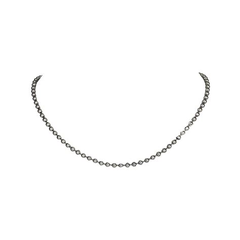 silver choker