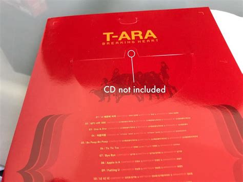 T Ara Absolute First Album Repackage Edition Breaking Heart Photobook