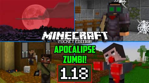 ADDON DE APOCALIPSE ZUMBI ATUALIZADO PARA MINECRAFT PE 1 18