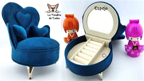 Alhajero Joyero En Forma De Sillon Terciopelo Muy Cute Cuotas Sin