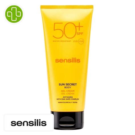 Sensilis Sun Secret Body Gel Crème Anti Âge Spf50 200ml Maroc