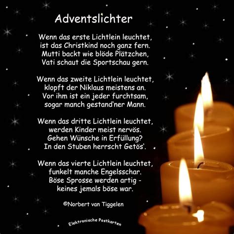 Weihnachten Advent Van Tiggelen Gedichte Menschen Leben Weisheit