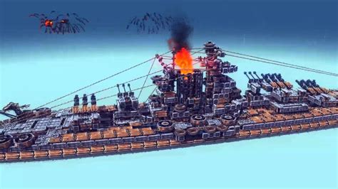 Ijn Musashi Yamato Class Battleship My Besiege Creations 10 Youtube