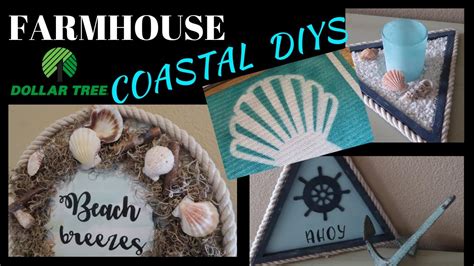 Easy Dollar Tree Coastal Farmhouse Diys Budget Friendly Home Decor