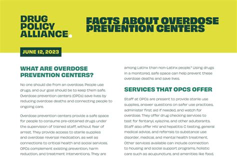 Faqs On Overdose Prevention Centers — Decriminalize Vermont