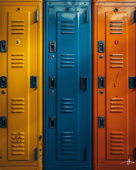 Premium Photo | A Row Of School Lockers Various Wallpaper