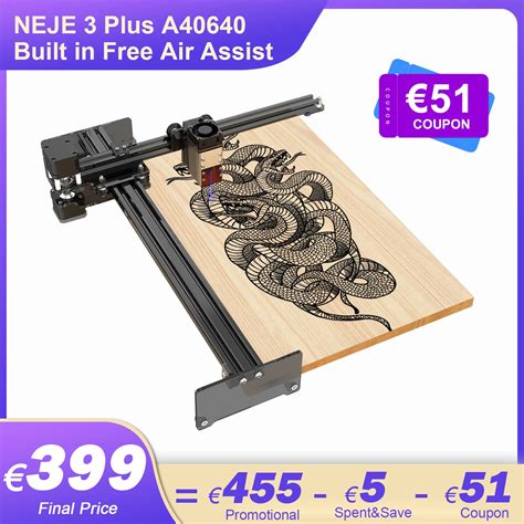 Neje Plus A Cnc Laser Engraving Machine Dual Beam Laser Engraver