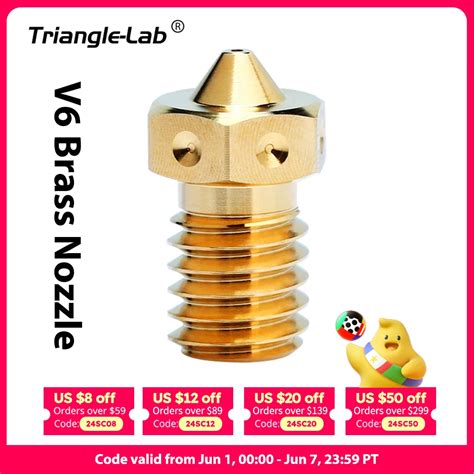 Trianglelab Buse V6 Pour Imprimante 3D Prquinze Hotend TD6 CHC Kit TR6