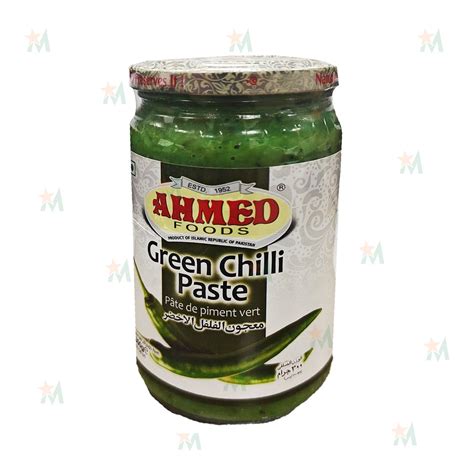 Ahmed Green Chilli Paste 300 Gm Buy 2 Get 1 Free Star Mart