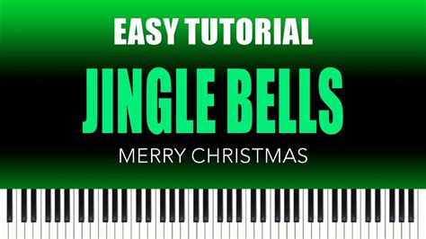 Jingle Bells Easy Piano Tutorial Youtube