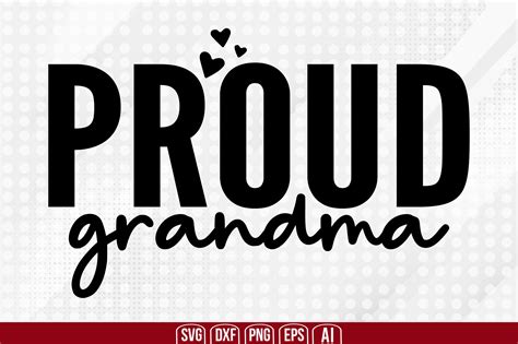 Proud Grandma Graphic by creativemim2001 · Creative Fabrica