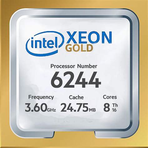 CPU Intel Xeon Gold 6244 3 6GHz turbo up to 4 4GHz 8 nhân 16 luồng