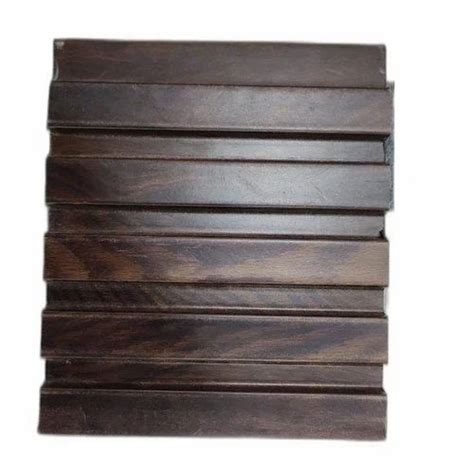 Brown Fluted WPC Wall Panel For Commercial At Rs 1200 Sq Ft In