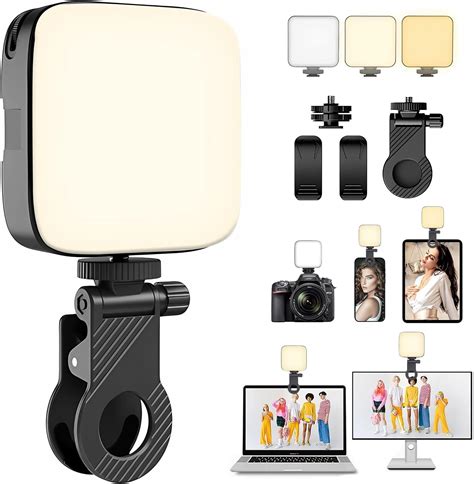 Mxcoco Luz De Relleno Led Con Clip Para M Vil Y Laptop Luz Selfie