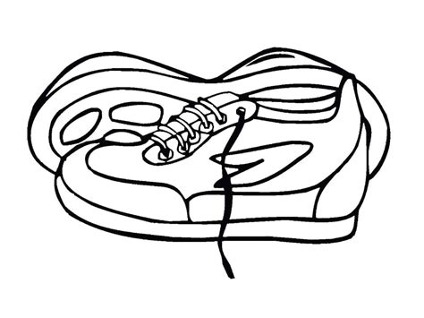 Shoes Coloring Pages