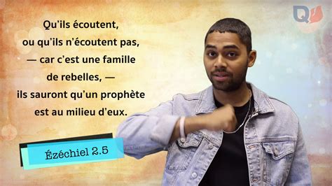 La Bible Vivante Apprendre Un Verset Z Chiel Youtube