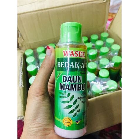 Bedak Air Daun Mambu Wasee Shopee Malaysia