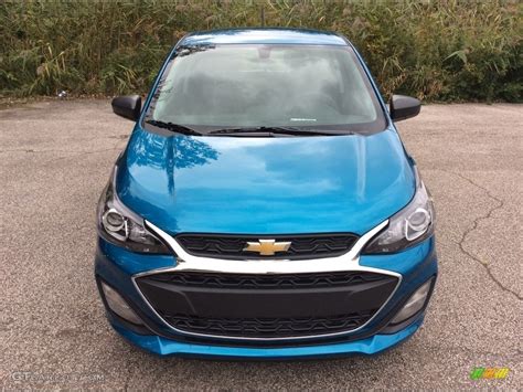 Caribbean Blue Metallic Chevrolet Spark Ls Photo