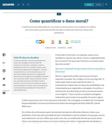 Como Calcular O Dano Moral