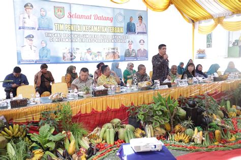 Tim Penilai Kunjungi Air Batu Lomba Kecamatan Terbaik Tingkat Sumut