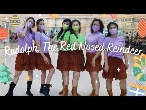 Rudolph The Red Nosed Reindeer Line Dance By Phinsari Ina Mega