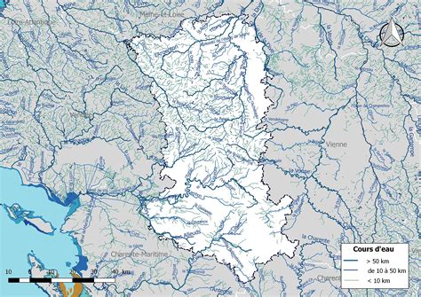 Carte hydrographique des Deux Sèvres