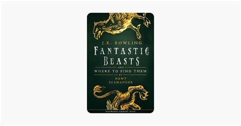 ‎fantastic Beasts And Where To Find Them On Apple Books