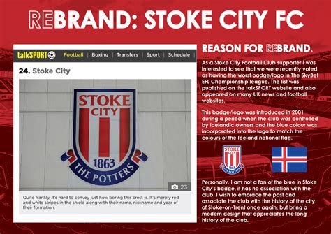 REBRAND: STOKE CITY FOOTBALL CLUB - [2019] on Behance