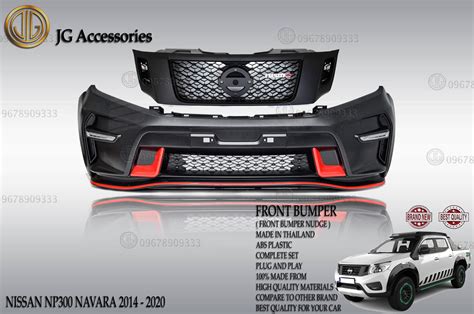 Car Accessories Front Bumper Grille Facelift Upgrade Bodykit For Nissan Navara Np300 2016 To