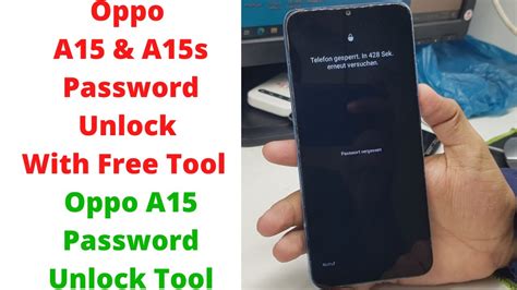 Oppo A15 A15s Password Unlock With Free Tool Oppo A15 Password