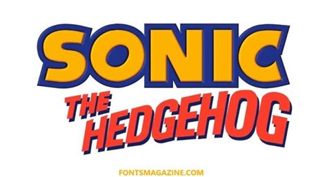 Sonic Hedgehog Font Download | The Fonts Magazine