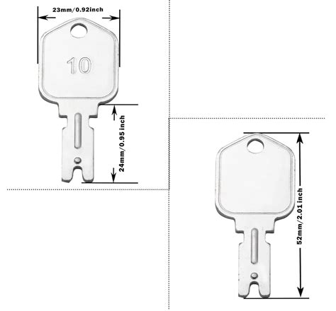 Forklift Equipment Key For Clark Komats Skid Steer Machinery Ignition