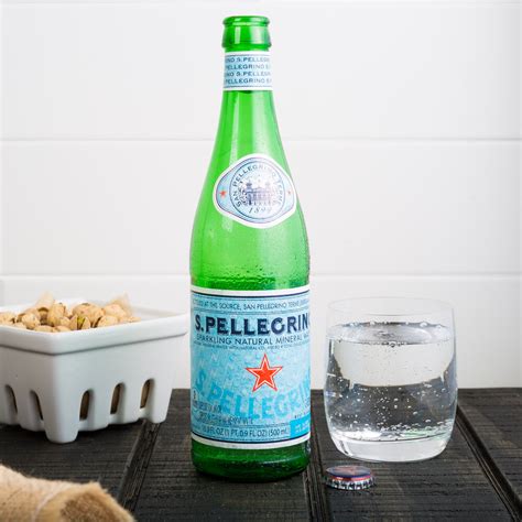 San Pellegrino Ml Glass Bottle Sparkling Natural Mineral Water