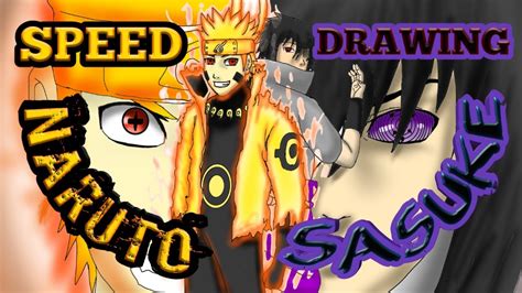 SPEED DRAWING NARUTO SASUKE YouTube