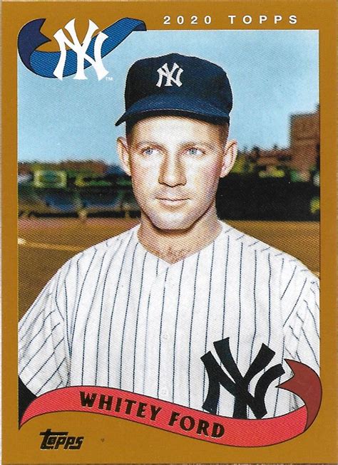 Whitey Ford Topps Archives New York Yankees Baseball Card