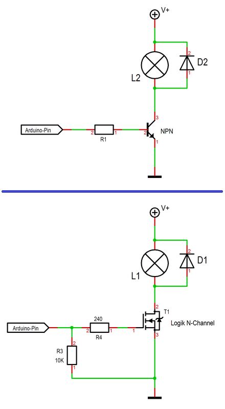 Transistor als Schalter für 12V welchen nehmen und wie anklemmen