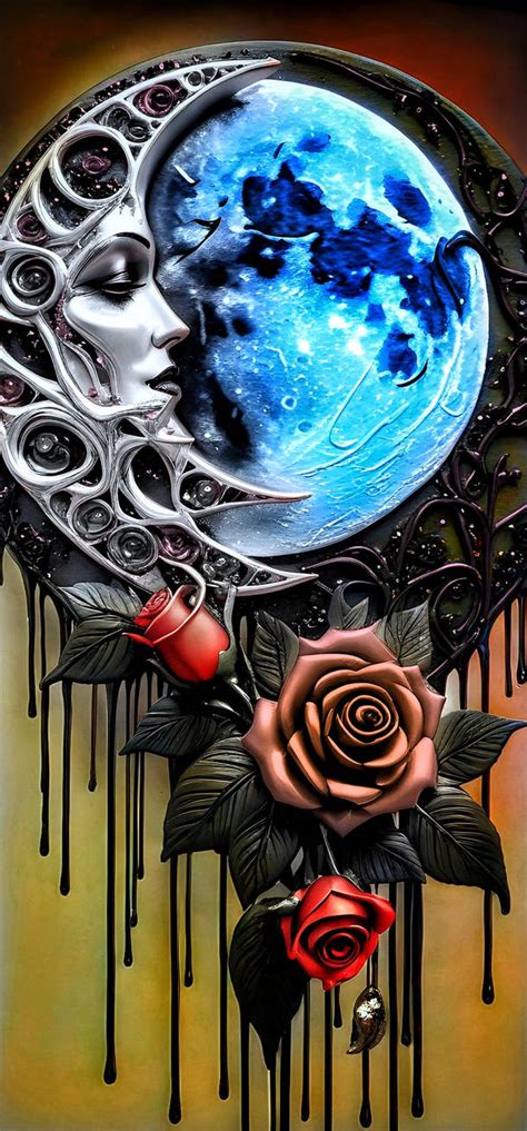 My Artwork ~ Moon Display By Crookedcolors On Deviantart