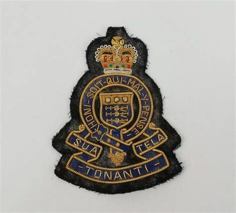 WW2 Royal Army Ordnance Corps Cloth Badge Sally Antiques