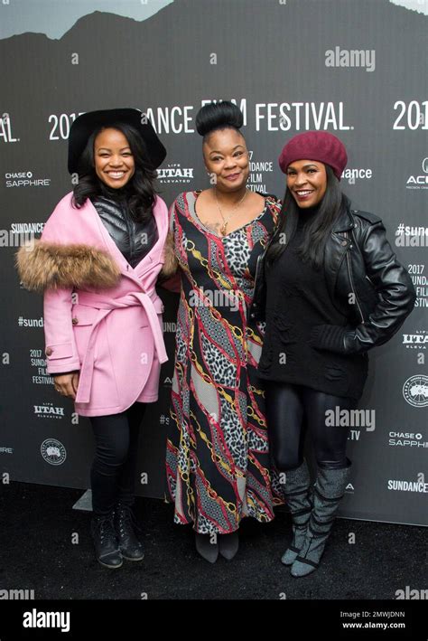 From Left Actress Chanté Adams Roxanne Shanté And Actress Nia Long