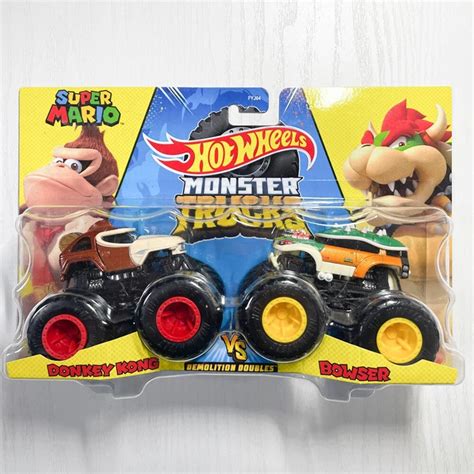 MATTEL HOT WHEELS Monster Truck Donkey Kong Bowser Super Mario EUR