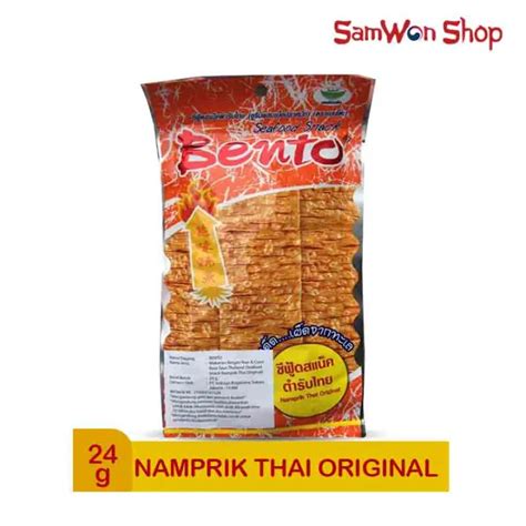 Juhi Bento Squid Thailand Rasa Namprik Thai Gram Snack Cemilan