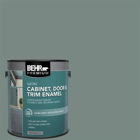 Behr Premium Gal Ppu Juniper Ash Satin Enamel Interior