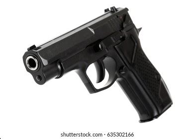 Pistol Isolated On White Background Stock Photo 635302280 | Shutterstock